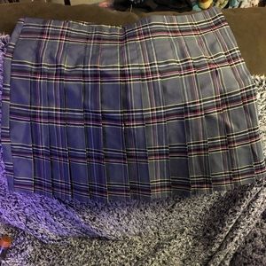 Plaid skater skirt XL